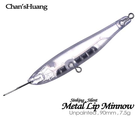 10pcs Unpainted Blank Lure Body Crankbait Minnow 90mm 7.5g .
